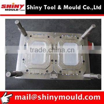 2 cavities lid mould for food container mould