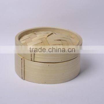 Food Grade Eco-friendly Handmade Cooking Food Bamboo Steamer photo-2