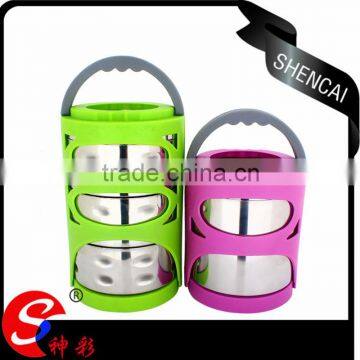 High Quality Travel Lunch Box Bento, 2/3tier tiffin box