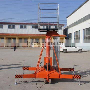 High quality hydraulic telescopic cylinder Single ladder lift platform GTTY-8A