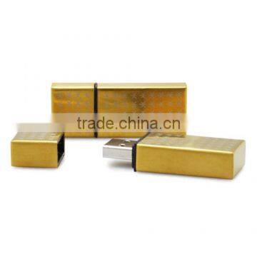 Promotional Gift Gold Metal USB Pendrive USB 2.0