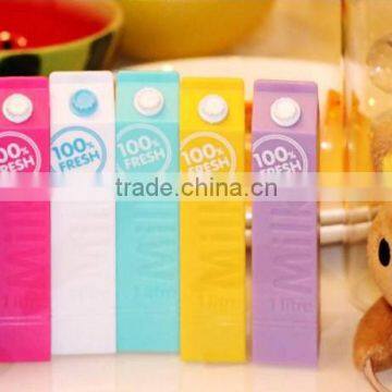 Gifts milk box power bank 2600mah for kids