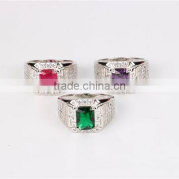 Custom 925 Sterling Silver Stone Men Ring Model 2016 New Arrive photo-3