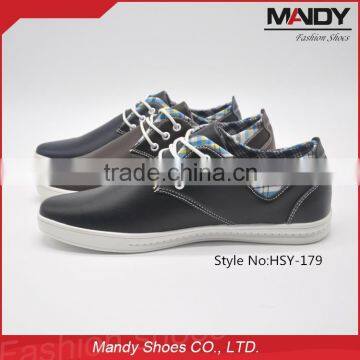 Casual Shoes For Men Lace Up Shoes Pu Leather Shoes Men