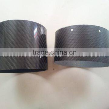 3k weave carbon fiber muffler pipe