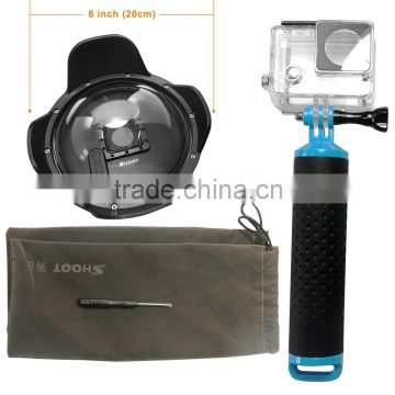 Go Pro Waterproof Diving Dome Port for Capturing Half Underwater GoPro Photos