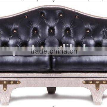 2015 Guangdong Shunde Modern Design Top Grain Leather Sofa Set Sectional Sofa Quality Choice photo-2