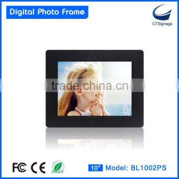 10 inch acrylic photo frame, bulk digital photo frame, small metal photo frame OPTIONAL BL1002PS