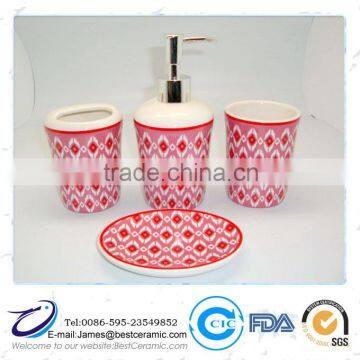 Pupular Dolomite Ceramic Bathroom Sets