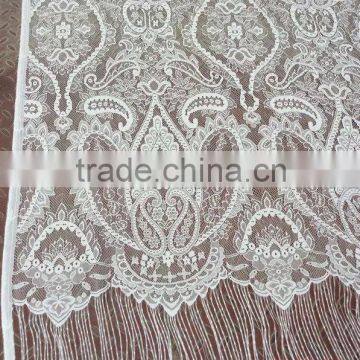 New type beautiful pattern eyelash lace fabric for accessories