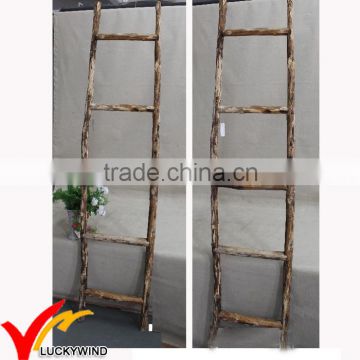 Natural Handmade Decorative Step Antique Wooden Ladder                        
                                                Quality Choice