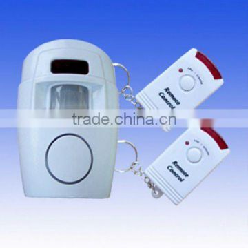 IR Wireless Infrared Sensor Detector Alarm With 2 Remote Control