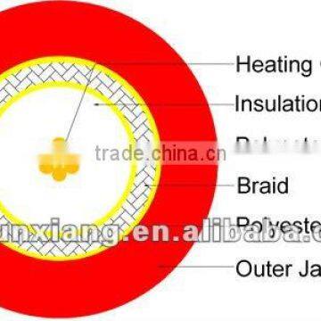 DC power waterproof defrosting silicone heating cable