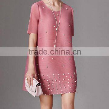 Long Sleeve T-shirt Dress Lycra Spandex Dresses Loose Fitting Dress photo-2