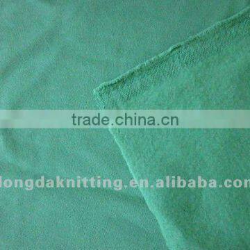 21s 60% cotton 40% polyester fleece knitted fabric