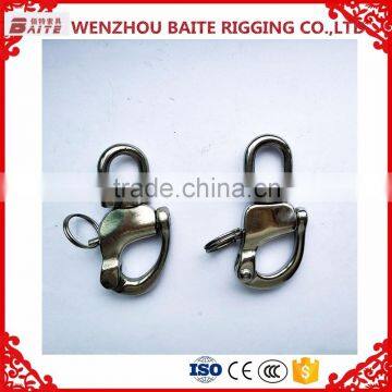 Zinc Plated European Swivel Adjustable Snap D Shackle Quick Release Shackle In China carabiner                        
                                                Quality Choice