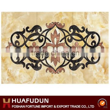 Foshan large modern design polished crystal carpet tiles