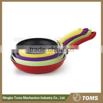 Aluminum Colourful Easy for clean non stick fry pan set