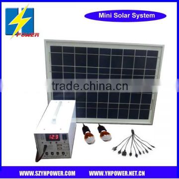 10w DC solar system with LED display