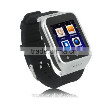 High quality android 4.4 GPS WiFi 3G smart watch with FM radio MP3 MP4