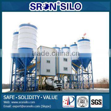 SRON Economical Low Cost Welded Whole 50t Mobile Cement Silo