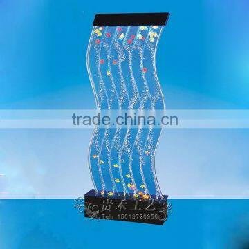 Experienced Design LED Organic Glass Water Bubble Wall Supplier's Choice photo-4