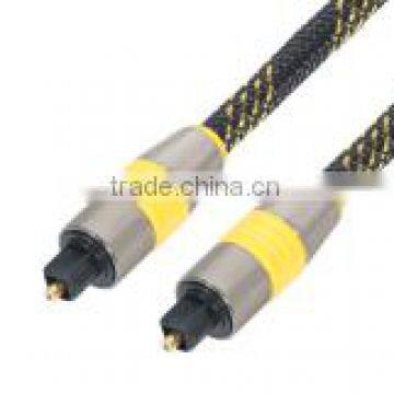 Xinya factory best price high speed optical fiber A/V cable with nylon mesh