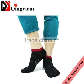 Summer breathable thin men five toe socks