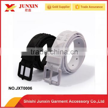 2016 new style wholesale adjustable size plastic belt with plastic buckle