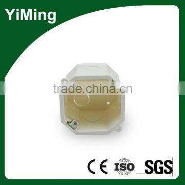 YiMing pvc junction boxes with octagonal shape