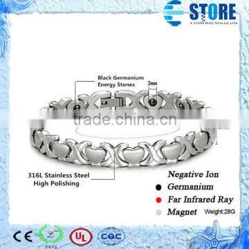 Fashion 316L Stainless Steel Bio Scalar Energy Bracelet