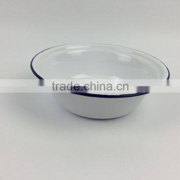 Enameled Dishes,Enameled Large Plates,Carbon Steel Enameled Bowl,Enameled Cookware,Enameled Tablewares