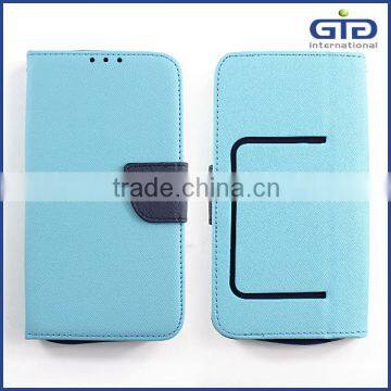[GGIT] The Latest Contrast Color Design for Universal PU Leather mobile Phone Cover Case
