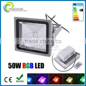 10w 20w 30w 50w color changing Landscape Outdoor Lamp Garden IR Remote , IP65 Color Changing 50w RGB led floodlight