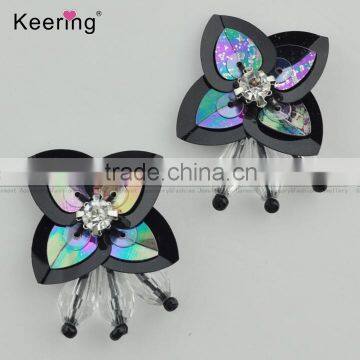 2016 hotsale butterfly 3D flower applique WPHB-001