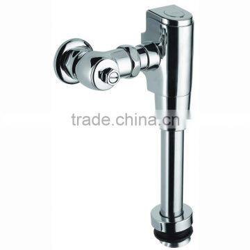 High Quality Brass Time Delay Toilet Flush Valve, Self Closing Valve, Chrome Finish and Wall Mounted