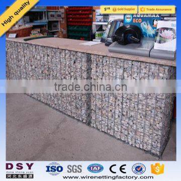 professional manu. electric galvanized gabion retaining baskets prices
