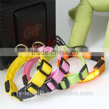 fashion dog ring collar usb rechargeable dog collar color