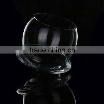 Lead free crystal popular china customized wine shot whisky glass