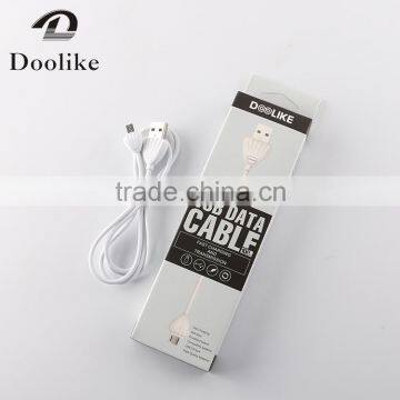 Alibaba hot selling shell USB Cable For Android Phone Micro usb data Cable wholesale