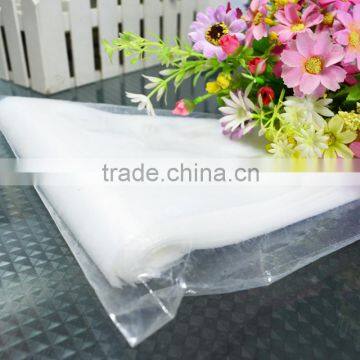 custom high quality clear flower packing bag with good heat sealing and sence of touch