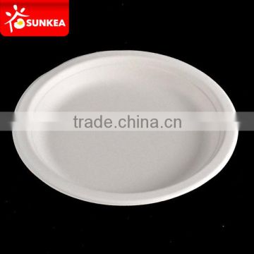 6.75inch disposable bagasse plates