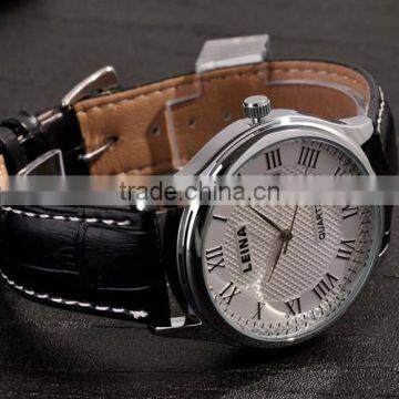Luxury Automatic Leather Strap Men Wrist Watch Gift