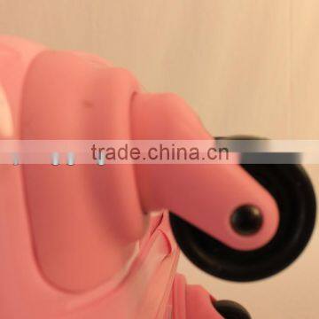 Hard Shell ABS PC Cream Pink Printed Hard Case Luggage photo-4