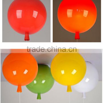 2015 New design modern glass shades light Colored Memory balloon lamp of best quality