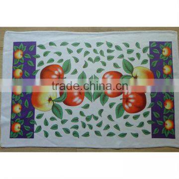 printed microfiber kitchen tea towel