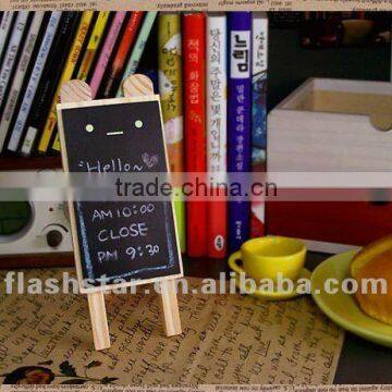 promotional bear shape wooden wall hanging blackboard