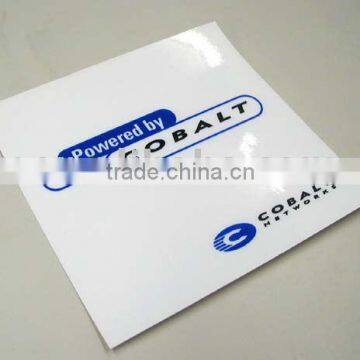 customized PVC Transparent Sticker