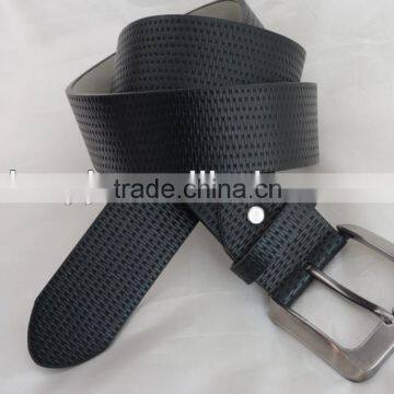 2013 black pin buckle best selling pu belt