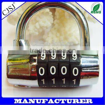 Combination padlock,4-number combination lock,zinc alloy material lock CH-206